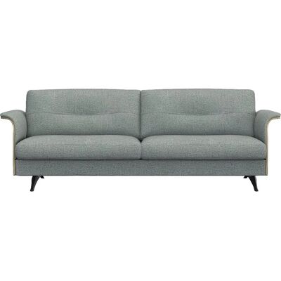 FLEXLUX Glow 3er-Sofa Bouclé Himmelblau - Sofa FLEXLUX Glow 3er-Sofa Bouclé Himmelblau - Sofa