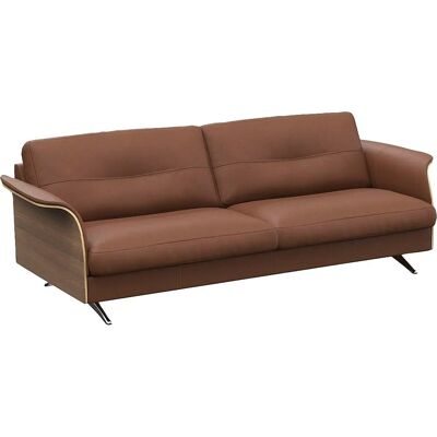 FLEXLUX Glow 3-Sitzer Leder-Sofa - Skandinavisches Design FLEXLUX Glow 3-Sitzer Leder-Sofa - Skandinavisches Design