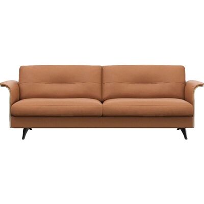FLEXLUX Glow Designsofa - Leder, Braun, 224cm FLEXLUX Glow Designsofa - Leder, Braun, 224cm