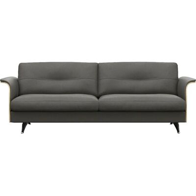FLEXLUX Glow 3-Sitzer Ledersofa - Skandinavisches Design FLEXLUX Glow 3-Sitzer Ledersofa - Skandinavisches Design