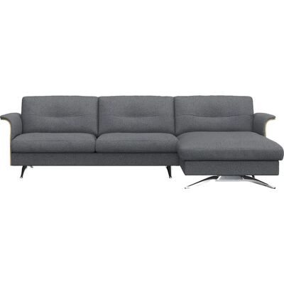 FLEXLUX Glow Sofa Navy Blue - L-Form Premium Polster FLEXLUX Glow Sofa Navy Blue - L-Form Premium Polster