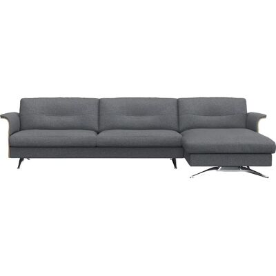 FLEXLUX Glow Navy Blue L-Form Sofa FLEXLUX Glow Navy Blue L-Form Sofa
