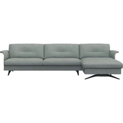 FLEXLUX Glow Himmelblau Ecksofa - L-Form mit Chaiselongue FLEXLUX Glow Himmelblau Ecksofa - L-Form mit Chaiselongue
