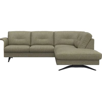 FLEXLUX Glow Sofa - Luxuriöses Grün, Linke Ottomane, Skandinavisches Design FLEXLUX Glow Sofa - Luxuriöses Grün, Linke Ottomane, Skandinavisches Design