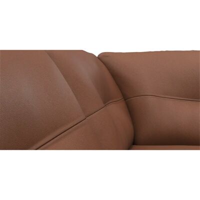 FLEXLUX Glow Echtleder Ecksofa - L-Form, Braun FLEXLUX Glow Echtleder Ecksofa - L-Form, Braun
