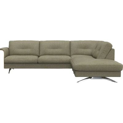 FLEXLUX Glow Sofa - Skandinavisches Design, Walnuss-Armlehnen, Grün FLEXLUX Glow Sofa - Skandinavisches Design, Walnuss-Armlehnen, Grün