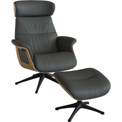 FLEXLUX Clement Echtleder Relaxsessel - Armlehnenstuhl FLEXLUX Clement Echtleder Relaxsessel - Armlehnenstuhl