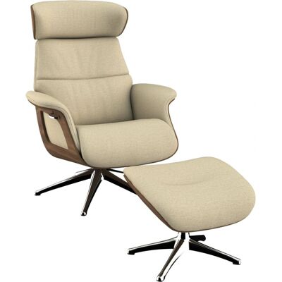 FLEXLUX Clement Relaxsessel - Polstersessel, Stoff, Verstellbare Kopfstütze FLEXLUX Clement Relaxsessel - Polstersessel, Stoff, Verstellbare Kopfstütze
