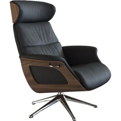 FLEXLUX Clement Relaxsessel - Echtleder, Kopfstütze verstellbar, 83x112x125cm FLEXLUX Clement Relaxsessel - Echtleder, Kopfstütze verstellbar, 83x112x125cm