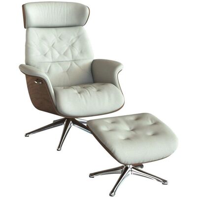 FLEXLUX Volden Leder Relaxsessel - Verstellbarer Kopf- & Rückenlehne FLEXLUX Volden Leder Relaxsessel - Verstellbarer Kopf- & Rückenlehne
