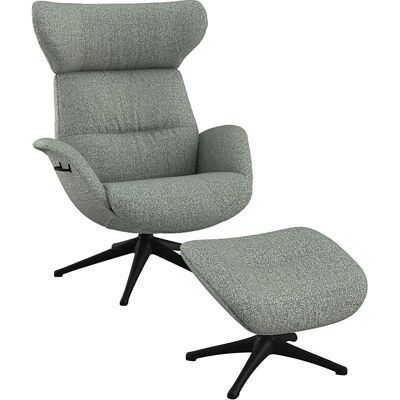 FLEXLUX Relaxsessel More - Sky Blau - Verstellbare Kopfstütze & Rückenlehne - Sessel FLEXLUX Relaxsessel More - Sky Blau - Verstellbare Kopfstütze & Rückenlehne - Sessel