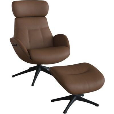 FLEXLUX Relaxsessel Elegant - Ledersessel, Verstellbarer Kopfstütze - Relaxsessel FLEXLUX Relaxsessel Elegant - Ledersessel, Verstellbarer Kopfstütze - Relaxsessel