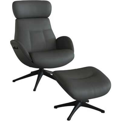 FLEXLUX Relaxsessel Elegant - Echtleder, Verstellbare Kopfstütze & Rückenlehne - Relaxsessel FLEXLUX Relaxsessel Elegant - Echtleder, Verstellbare Kopfstütze & Rückenlehne - Relaxsessel