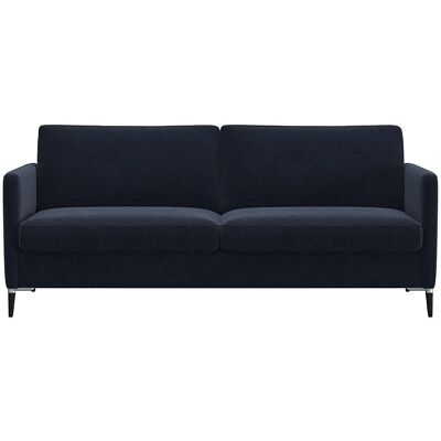 FLEXLUX Fiore Sofa - Skandinavischer Stil, Blau Velvet, 181cm FLEXLUX Fiore Sofa - Skandinavischer Stil, Blau Velvet, 181cm