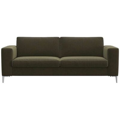 FLEXLUX Fiore Samtsofa Velours Moosgrün - 2,5-Sitzer FLEXLUX Fiore Samtsofa Velours Moosgrün - 2,5-Sitzer