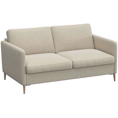 FLEXLUX Fiore Samtsofa Weiß - 2-Sitzer FLEXLUX Fiore Samtsofa Weiß - 2-Sitzer