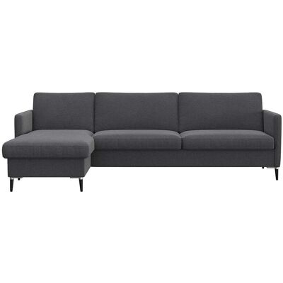 FLEXLUX Fiore L-Form Sofa - Chenille Grau FLEXLUX Fiore L-Form Sofa - Chenille Grau