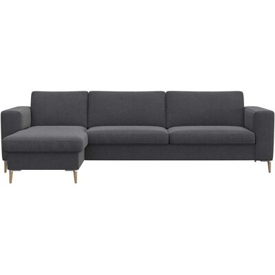 FLEXLUX Fiore Sofa mit hohem Komfort - L-förmige Chenille Lounge FLEXLUX Fiore Sofa mit hohem Komfort - L-förmige Chenille Lounge