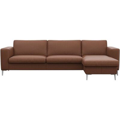 FLEXLUX Fiore Leder Ecksofa - Skandinavisches Design FLEXLUX Fiore Leder Ecksofa - Skandinavisches Design