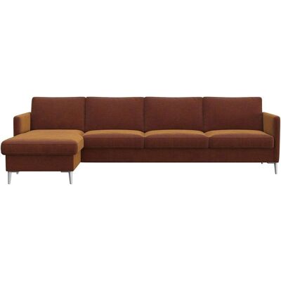 FLEXLUX Fiore L-Form Velvet Sofa - Klassischer Komfort FLEXLUX Fiore L-Form Velvet Sofa - Klassischer Komfort
