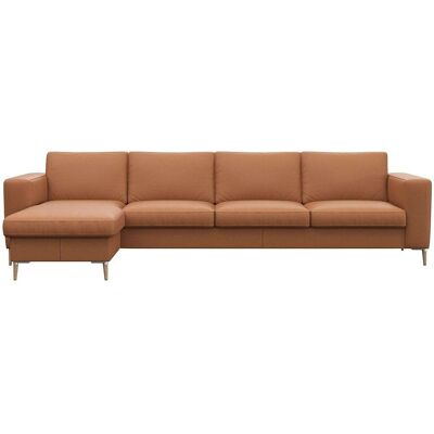FLEXLUX Fiore Leder Ecksofa - Skandinavisches Design FLEXLUX Fiore Leder Ecksofa - Skandinavisches Design