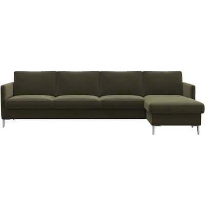 FLEXLUX Fiore L-Form Sammetsoffa - Skandinavisches Design FLEXLUX Fiore L-Form Sammetsoffa - Skandinavisches Design