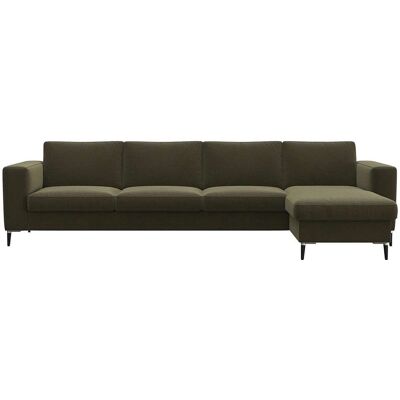 FLEXLUX Fiore Moosgrün Ecksofa - L-Form Klassisches Design FLEXLUX Fiore Moosgrün Ecksofa - L-Form Klassisches Design