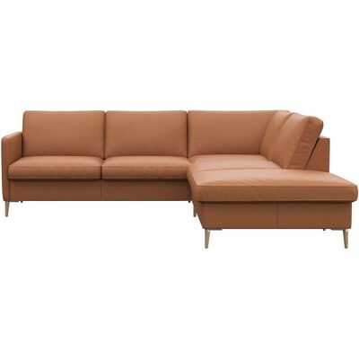 FLEXLUX Fiore L-Form Sofa - Skandinavisches Leder, Abnehmbare Kissen FLEXLUX Fiore L-Form Sofa - Skandinavisches Leder, Abnehmbare Kissen