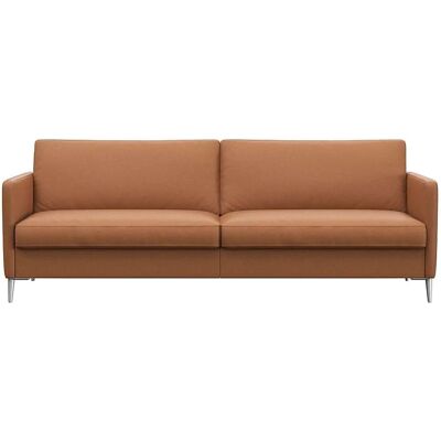FLEXLUX Fiore Sofa - Skandinavischer Stil, Echtleder, Braun, 3-Sitzer FLEXLUX Fiore Sofa - Skandinavischer Stil, Echtleder, Braun, 3-Sitzer