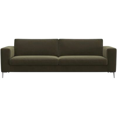 FLEXLUX Fiore 3-Sitzer Samtsofa - Samtige FLEXLUX Fiore 3-Sitzer Samtsofa - Samtige