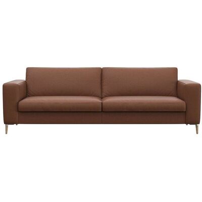 FLEXLUX Fiore 3-Sitzer Sofa - Skandinavischer Stil, Leder, Braun FLEXLUX Fiore 3-Sitzer Sofa - Skandinavischer Stil, Leder, Braun
