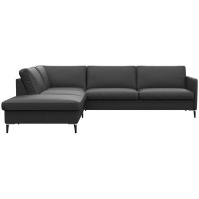 FLEXLUX Fiore Ecksofa - Skandinavisches Design, Leder, Stauraum FLEXLUX Fiore Ecksofa - Skandinavisches Design, Leder, Stauraum