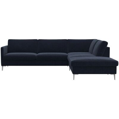 FLEXLUX Fiore L-Form Samtsofa - Bequemer Skandinavischer Stil FLEXLUX Fiore L-Form Samtsofa - Bequemer Skandinavischer Stil