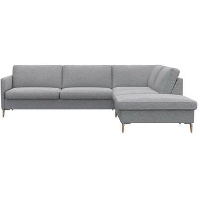 FLEXLUX Fiore Ecksofa - Skandinavischer Stil, Chenille, Grau FLEXLUX Fiore Ecksofa - Skandinavischer Stil, Chenille, Grau