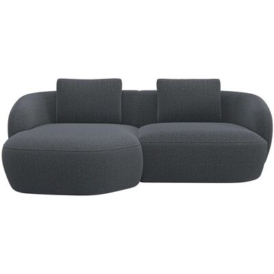 FLEXLUX Torino Organische Couch - 2-Sitzer, Grau, Chenille FLEXLUX Torino Organische Couch - 2-Sitzer, Grau, Chenille