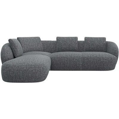 FLEXLUX Torino Organisches Design Sofa mit Ottomane - Sofa-Ecke FLEXLUX Torino Organisches Design Sofa mit Ottomane - Sofa-Ecke