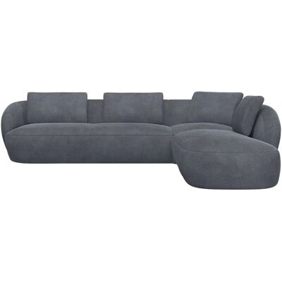 FLEXLUX Torino - L-Form mit Ottomane - Soft Grey Sofa FLEXLUX Torino - L-Form mit Ottomane - Soft Grey Sofa