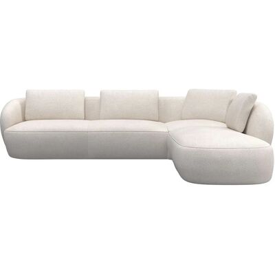 FLEXLUX - Torino - Vanilla Cream - Rechts Ottomane - Sofa FLEXLUX - Torino - Vanilla Cream - Rechts Ottomane - Sofa
