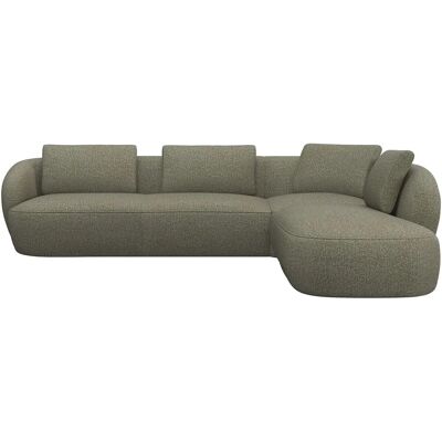 FLEXLUX - Torino - Grün - Rechte Ottomane - Sofa FLEXLUX - Torino - Grün - Rechte Ottomane - Sofa