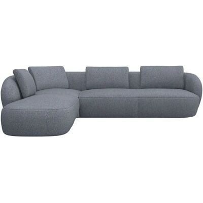 FLEXLUX - Torino - Navy Blau - Linke Ottomane - Sofa FLEXLUX - Torino - Navy Blau - Linke Ottomane - Sofa