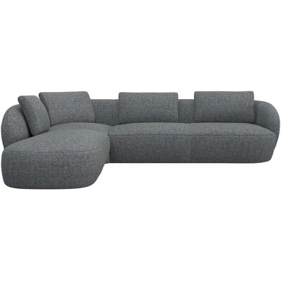 FLEXLUX - Torino - Mossgrün - Linke Ottomane - Sofa FLEXLUX - Torino - Mossgrün - Linke Ottomane - Sofa
