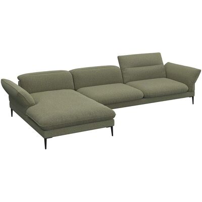 FLEXLUX Salino Modularsofa - Relax-L-Form, Grün FLEXLUX Salino Modularsofa - Relax-L-Form, Grün
