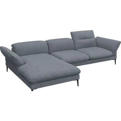 FLEXLUX Salino - Modular L-Form-Sofa mit verstellbaren Kopfstützen FLEXLUX Salino - Modular L-Form-Sofa mit verstellbaren Kopfstützen