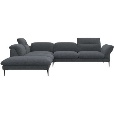 FLEXLUX Salino - Modulares Sofa mit verstellbaren Kopfstützen - Italienischer Stil FLEXLUX Salino - Modulares Sofa mit verstellbaren Kopfstützen - Italienischer Stil