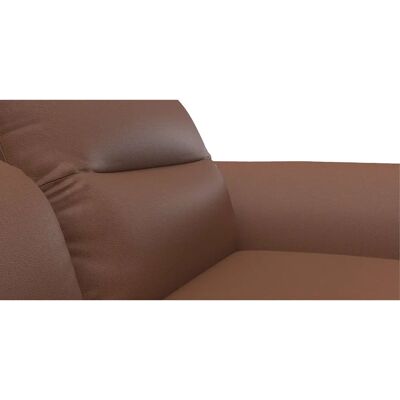 FLEXLUX Salino Modular Leder-Couch - Relaxsofa mit Ottomane FLEXLUX Salino Modular Leder-Couch - Relaxsofa mit Ottomane