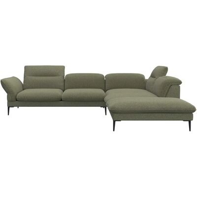 FLEXLUX Salino - Relaxsofa mit Ottomane - Sofa FLEXLUX Salino - Relaxsofa mit Ottomane - Sofa