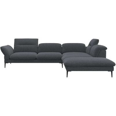 FLEXLUX Salino - Modern italienisches Sofa mit verstellbaren Kopfstützen FLEXLUX Salino - Modern italienisches Sofa mit verstellbaren Kopfstützen