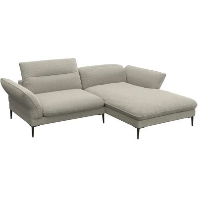 FLEXLUX Salino - Modular-Ecksofa mit verstellbaren Kopfstützen - Ecksofa FLEXLUX Salino - Modular-Ecksofa mit verstellbaren Kopfstützen - Ecksofa