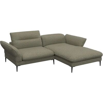 FLEXLUX Salino - Grünes Modularsofa mit Verstellbaren Kopfstützen - Sofa FLEXLUX Salino - Grünes Modularsofa mit Verstellbaren Kopfstützen - Sofa
