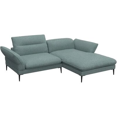 FLEXLUX Salino Himmelblau - Modularsofa mit verstellbaren Kopfstützen FLEXLUX Salino Himmelblau - Modularsofa mit verstellbaren Kopfstützen